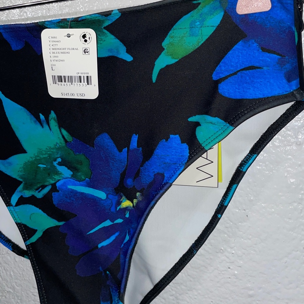 Free People X WATKSIN Belle surf swim bikini top and bottoms set size L NWT - Picture 15 of 16